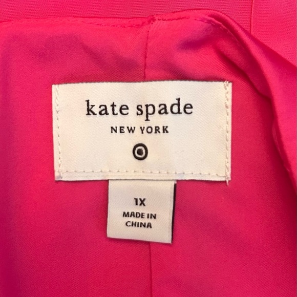 Kate Spade 90s Vibrant Pink Mini Tank Shift Dress with Bows Silky Womens Size 1X - Picture 11 of 13